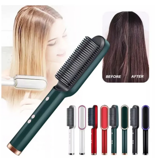 heated hair straightener comb