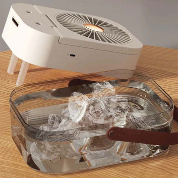 3 In 1 Portable Fan Air Conditioner Humidifier Cooling USB Fan