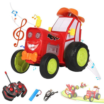 Crazy Jumping Tractor With Light & Sound